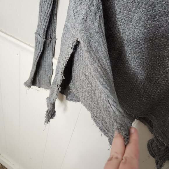FREE PEOPLE Sunset Park Drippy Waffle Knit Top - Picture 4 of 8